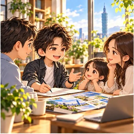 家庭與社群互助的溫暖諮詢場景